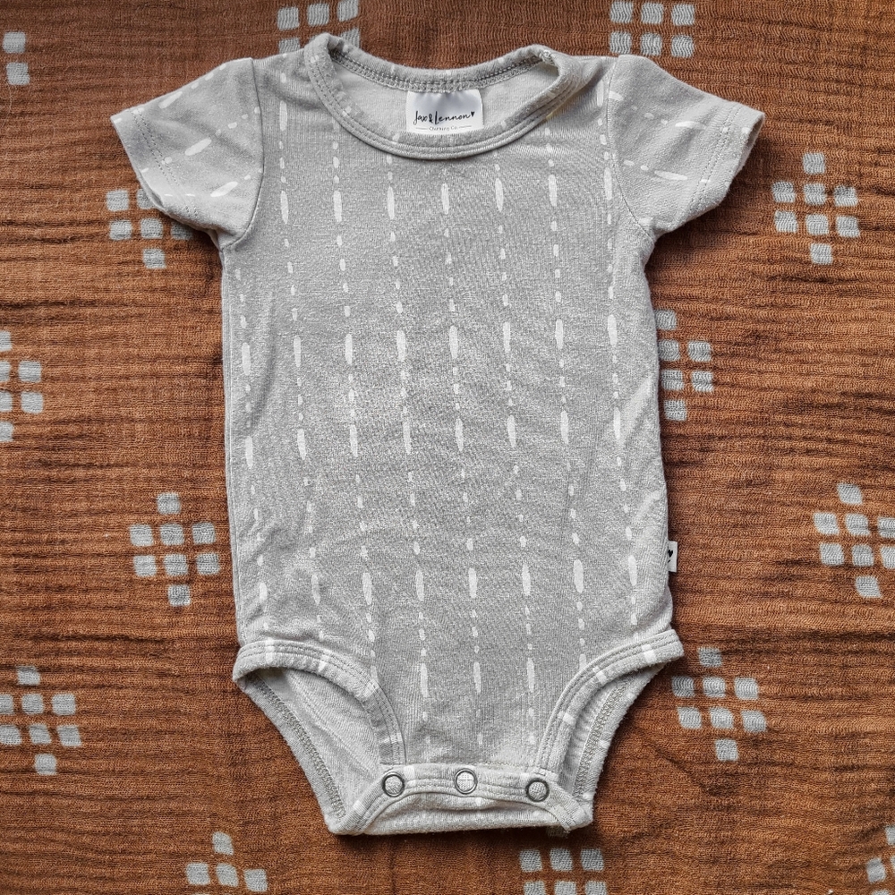 Jax & Lennon 0-6 month onesie